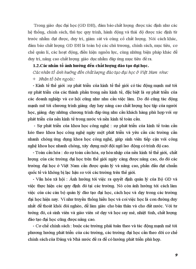 image for page Thực trạng quản lý chất lượng đào tạo đại học ở Việt Nam hiện nay