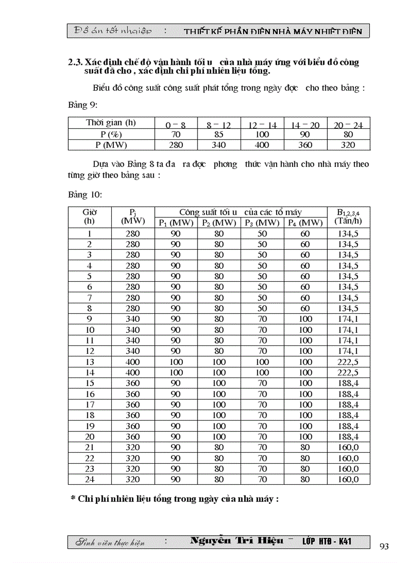 image for page THIẾT KẾ NHÀ MÁY NHIỆT ĐIỆN NGƯNG HƠI công suất 400mw