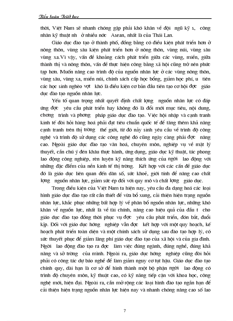 image for page Đào tạo nguồn lực con người là trung tâm của mọi nguồn quyết định đối với quá trình CNH HĐH ở nước ta