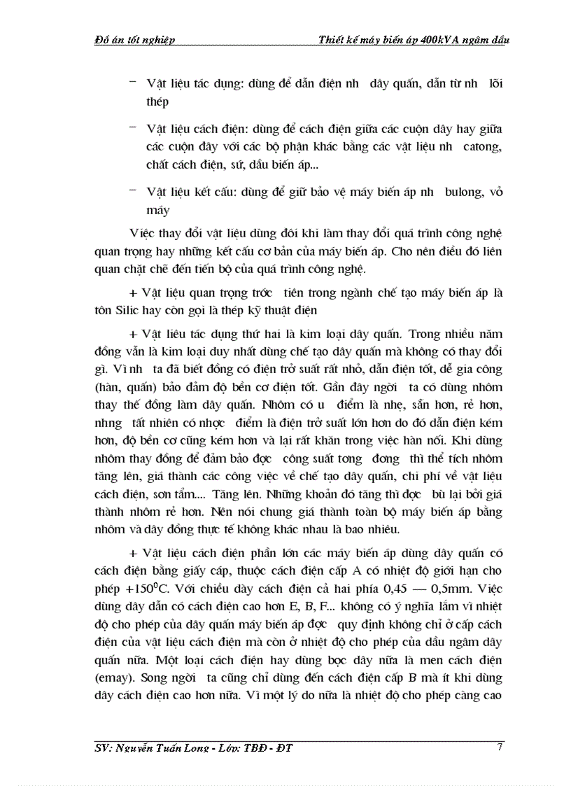 image for page Thiết kế máy biến áp 400kVA ngâm dầu