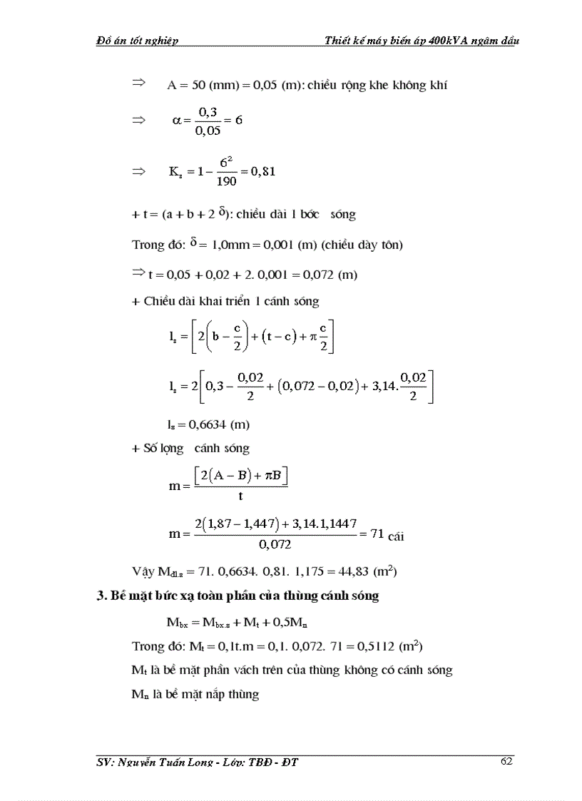 image for page Thiết kế máy biến áp 400kVA ngâm dầu