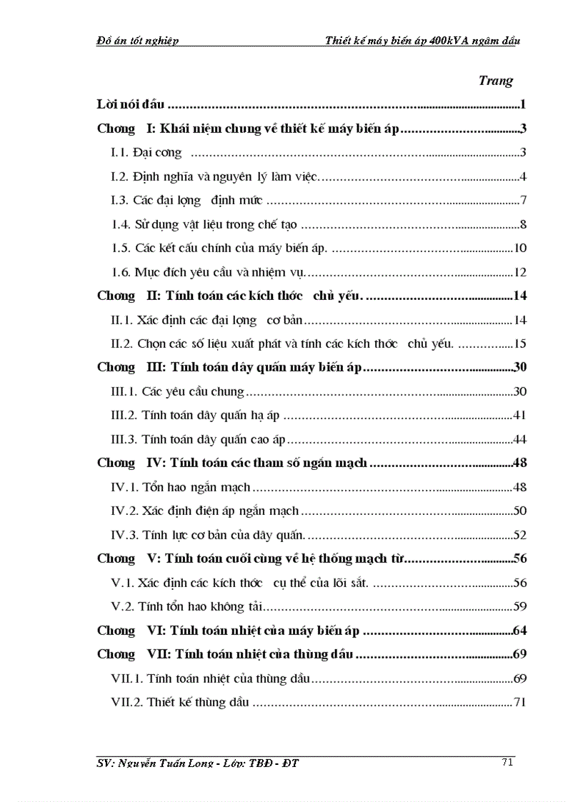 image for page Thiết kế máy biến áp 400kVA ngâm dầu