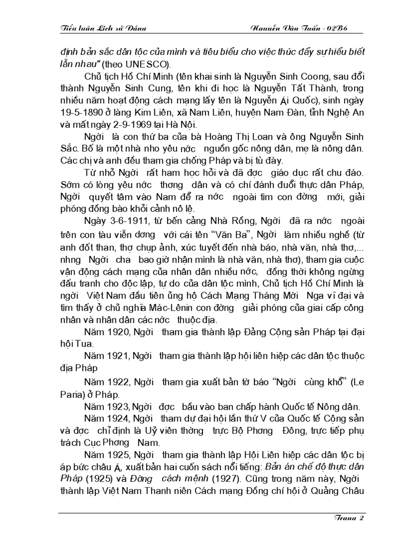 image for page Vai trò của chủ tịch hồ chí minh trong việc thành lập đảng cộng sản Việt Nam