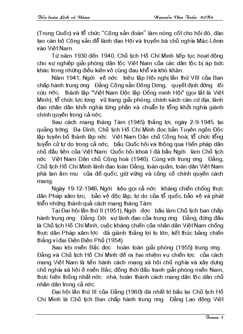 image for page Vai trò của chủ tịch hồ chí minh trong việc thành lập đảng cộng sản Việt Nam