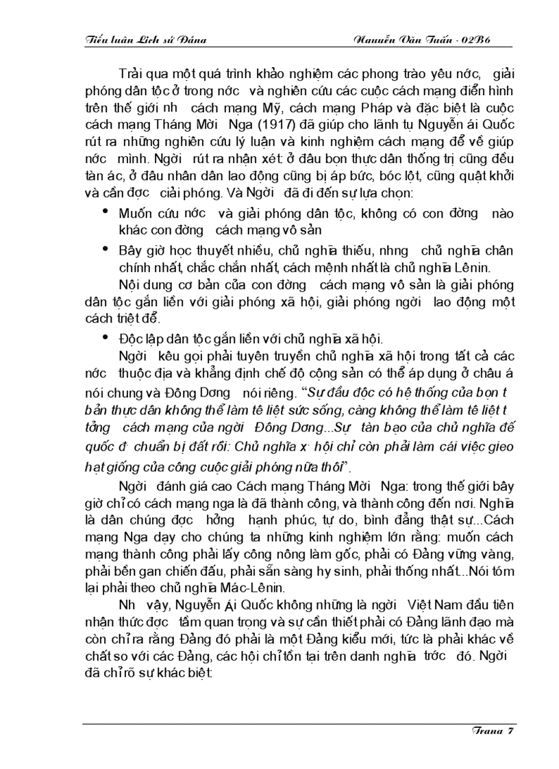 image for page Vai trò của chủ tịch hồ chí minh trong việc thành lập đảng cộng sản Việt Nam