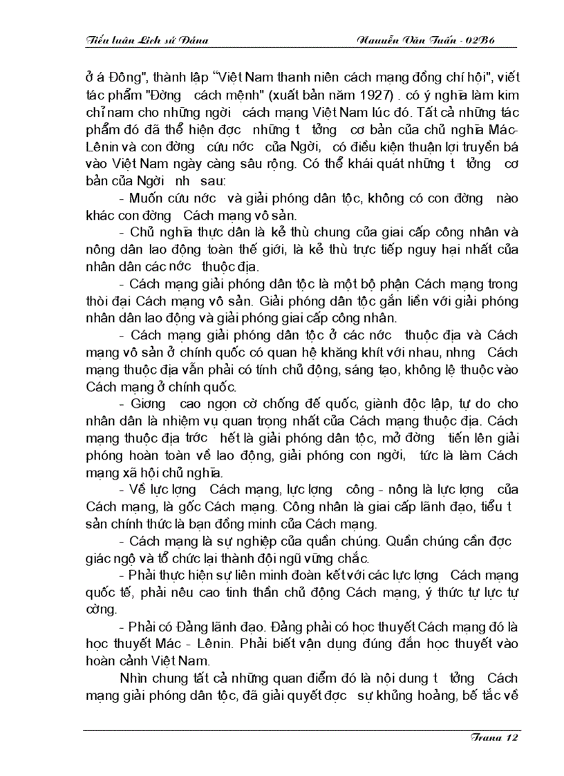 image for page Vai trò của chủ tịch hồ chí minh trong việc thành lập đảng cộng sản Việt Nam