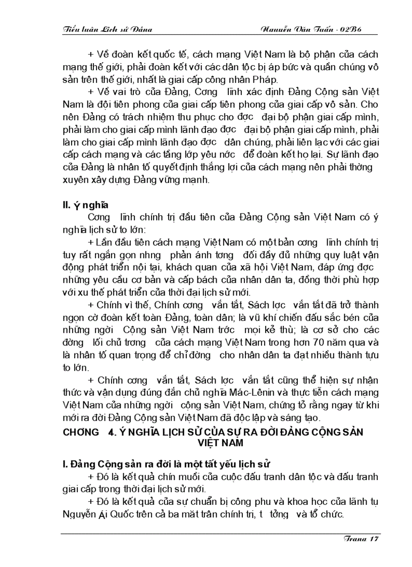 image for page Vai trò của chủ tịch hồ chí minh trong việc thành lập đảng cộng sản Việt Nam