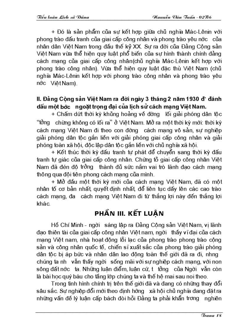 image for page Vai trò của chủ tịch hồ chí minh trong việc thành lập đảng cộng sản Việt Nam