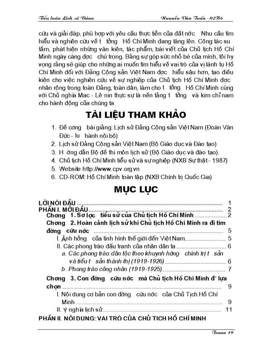 image for page Vai trò của chủ tịch hồ chí minh trong việc thành lập đảng cộng sản Việt Nam