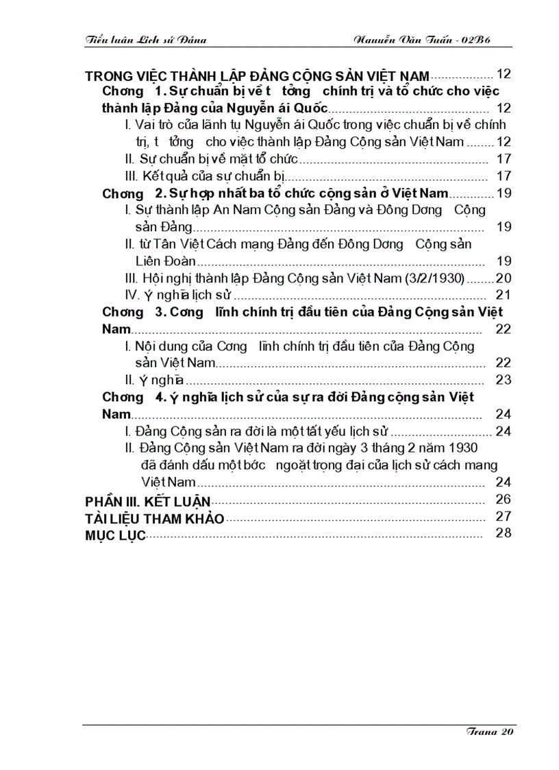 image for page Vai trò của chủ tịch hồ chí minh trong việc thành lập đảng cộng sản Việt Nam