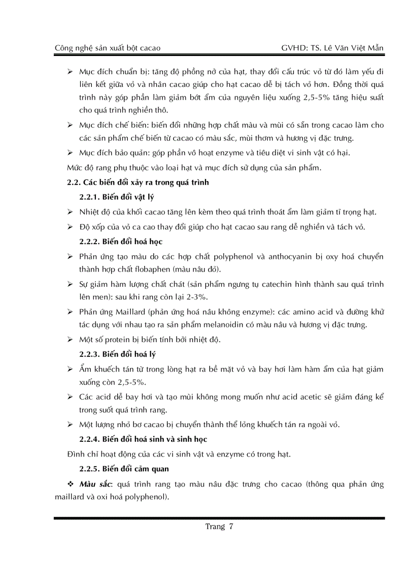 image for page Công nghệ sản xuất bột ca cao gồm file ppt pdf bản vẽ