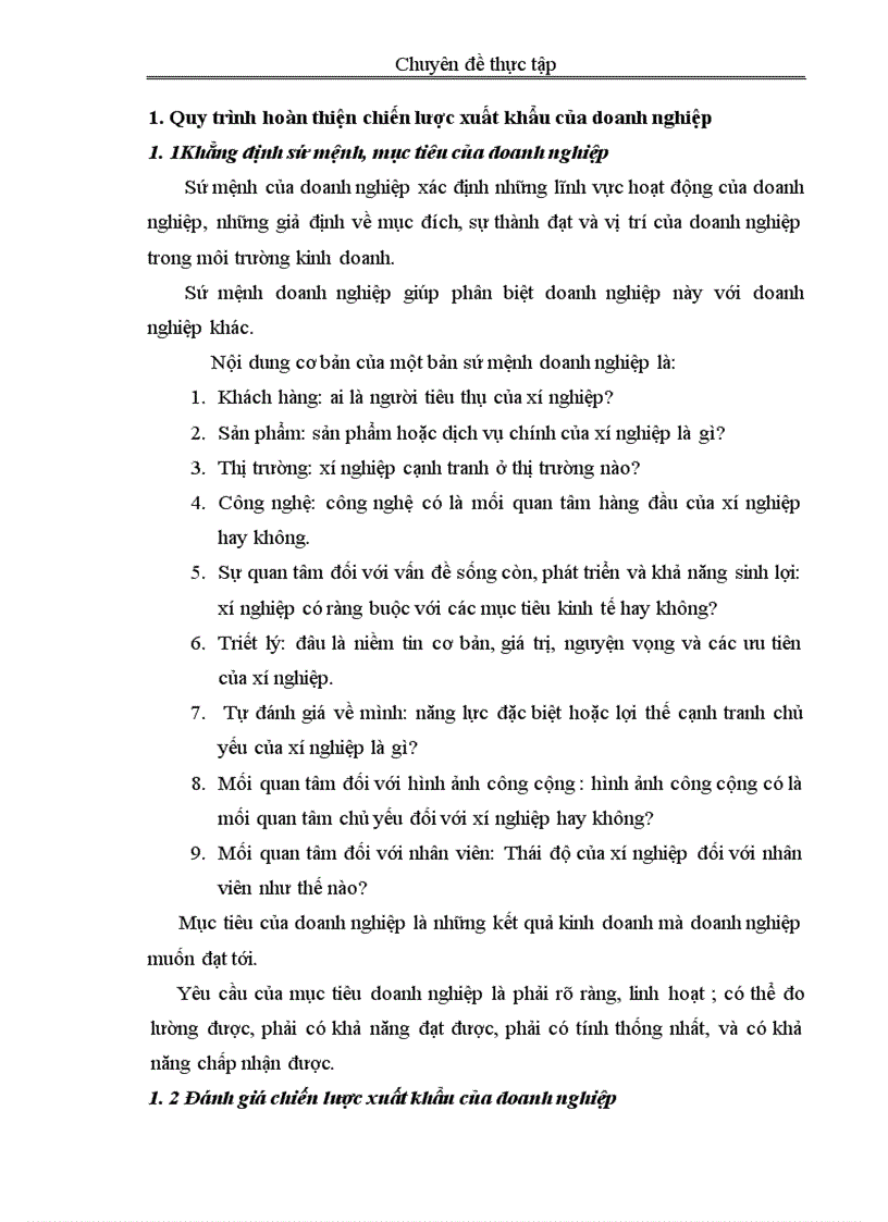 image for page Hoàn thiện chiến lược xuất khẩu tại Xí nghiệp may Xuất khẩu Thanh Trì