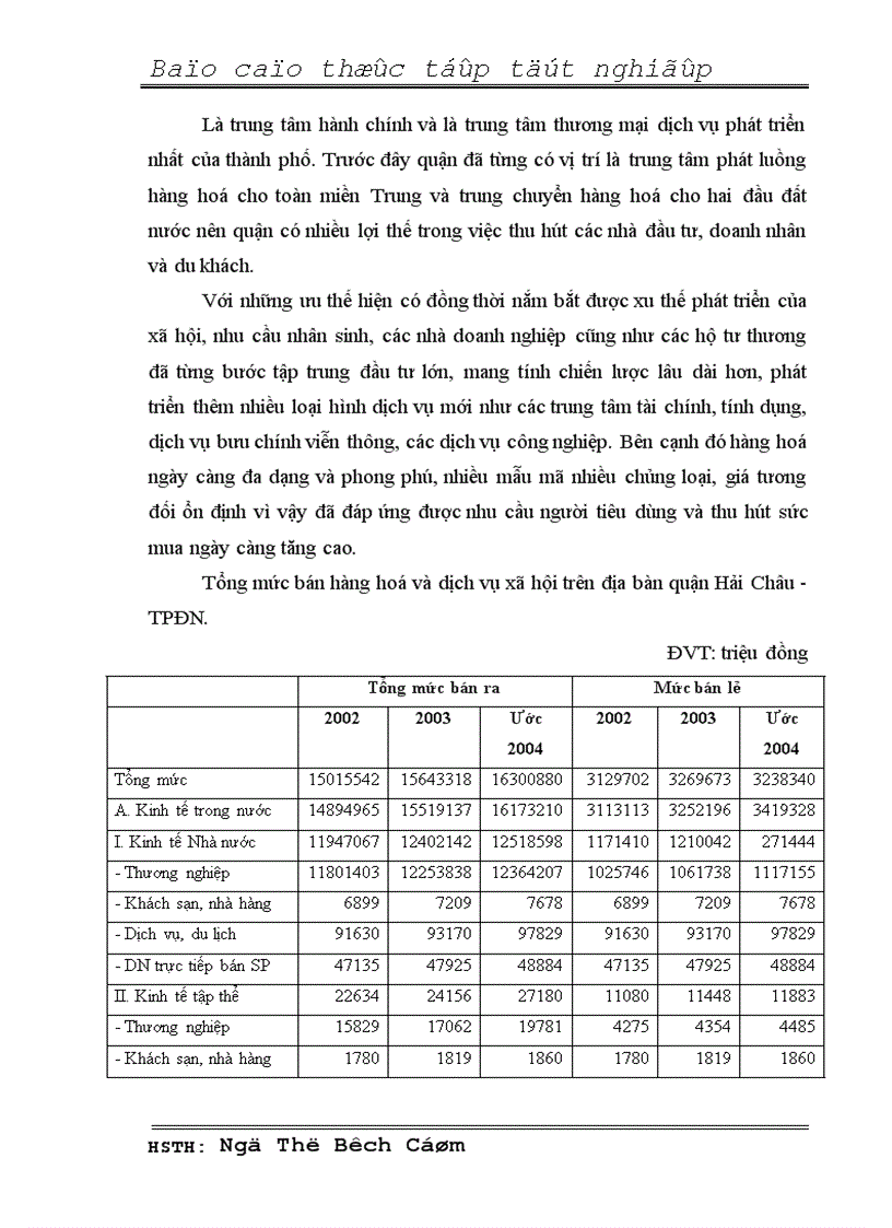image for page Những bi ện pháp nhằm thực hi ện k ế hoạch phát triển thương mại dịch vụ của quận hải châu năm 2005