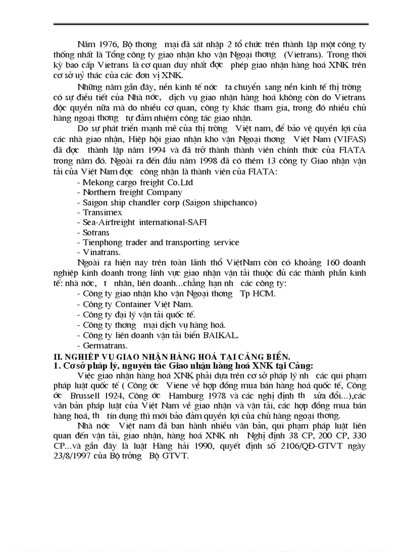 image for page Hoàn thiện nghiệp vụ nhận hàng nhập khẩu vận tải đường biển bằng container tại công ty giao nhận kho vận ngoại thương đà nẵng công ty vietrans đà nẵng