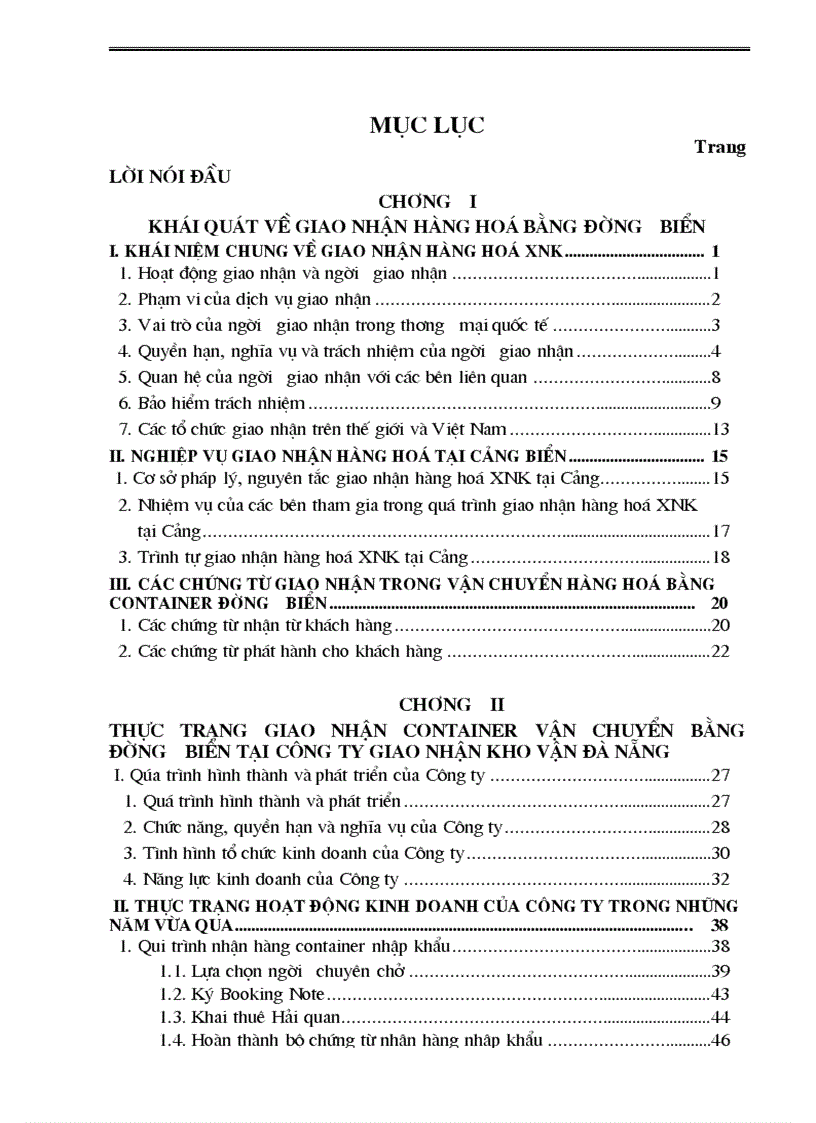 image for page Hoàn thiện nghiệp vụ nhận hàng nhập khẩu vận tải đường biển bằng container tại công ty giao nhận kho vận ngoại thương đà nẵng công ty vietrans đà nẵng