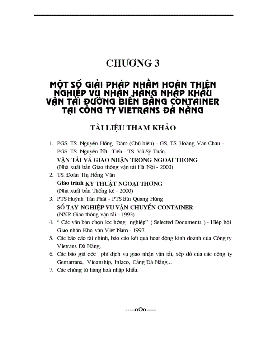 image for page Hoàn thiện nghiệp vụ nhận hàng nhập khẩu vận tải đường biển bằng container tại công ty giao nhận kho vận ngoại thương đà nẵng công ty vietrans đà nẵng