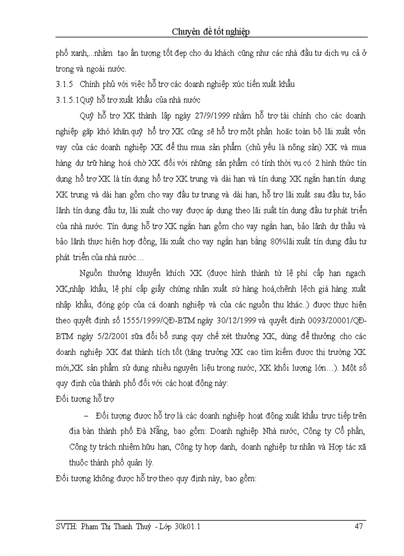 image for page Một số giải pháp nhằm đẩy mạnh xúc tiến thương mại trong lĩnh vực xuất khẩu của chính phủ cho các doanh nghiệp đà nẵng