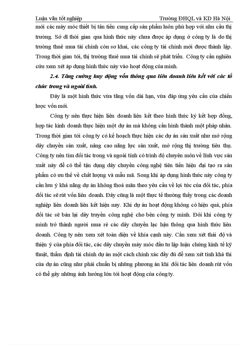 image for page Những giải pháp chủ yếu góp phần tạo lập vốn kinh doanh tại công ty cổ phần vật liệu Châu Thành