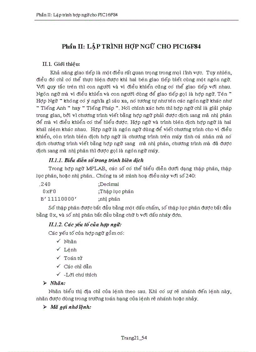 image for page PIC16F84 và một số ứng dụng