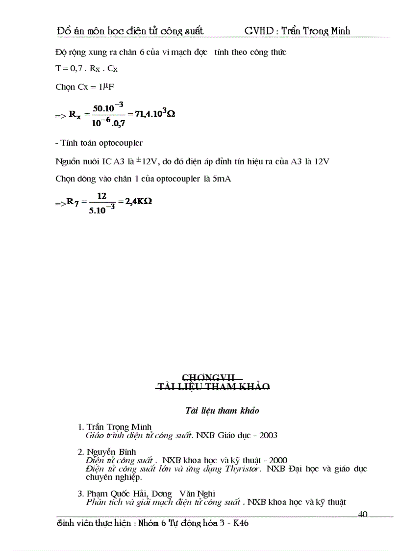 image for page Thiết kế nguồn cấp điện cho động cơ một chiều kích từ độc lập đảm bảo yêu cầu tốc độ trơn ổn định chống quá tải và chống mất kích từ