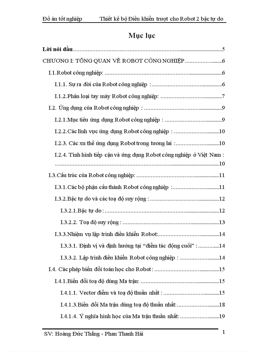 image for page Thiết kế bộ điều khiển trượt cho tay máy robot 2 bậc tự do và mô phỏng trên matlab simulink