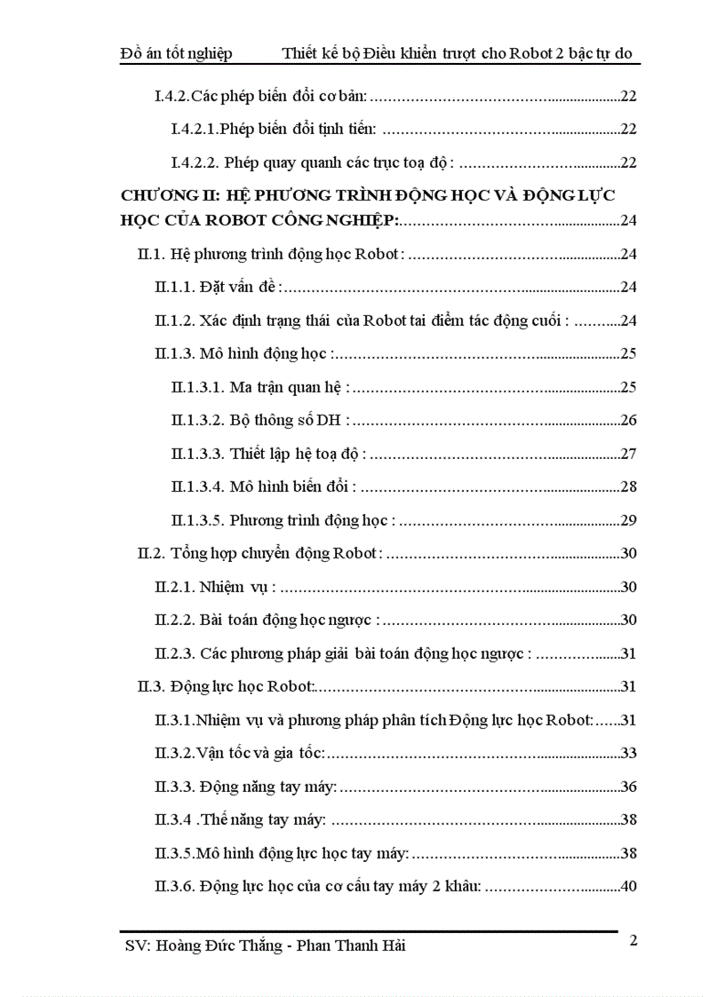 image for page Thiết kế bộ điều khiển trượt cho tay máy robot 2 bậc tự do và mô phỏng trên matlab simulink