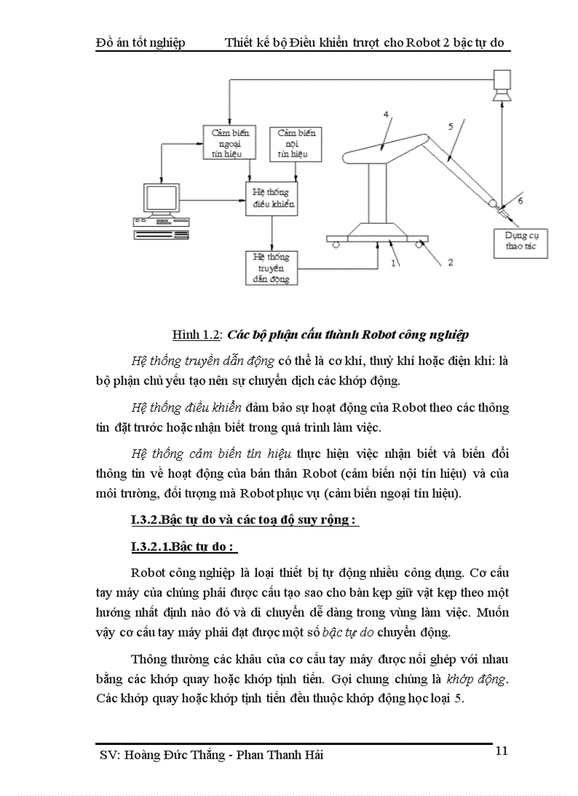 image for page Thiết kế bộ điều khiển trượt cho tay máy robot 2 bậc tự do và mô phỏng trên matlab simulink