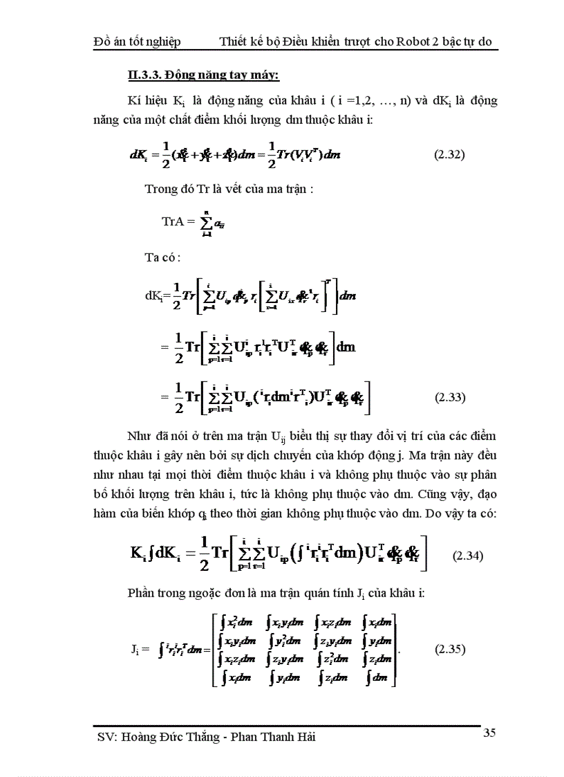 image for page Thiết kế bộ điều khiển trượt cho tay máy robot 2 bậc tự do và mô phỏng trên matlab simulink