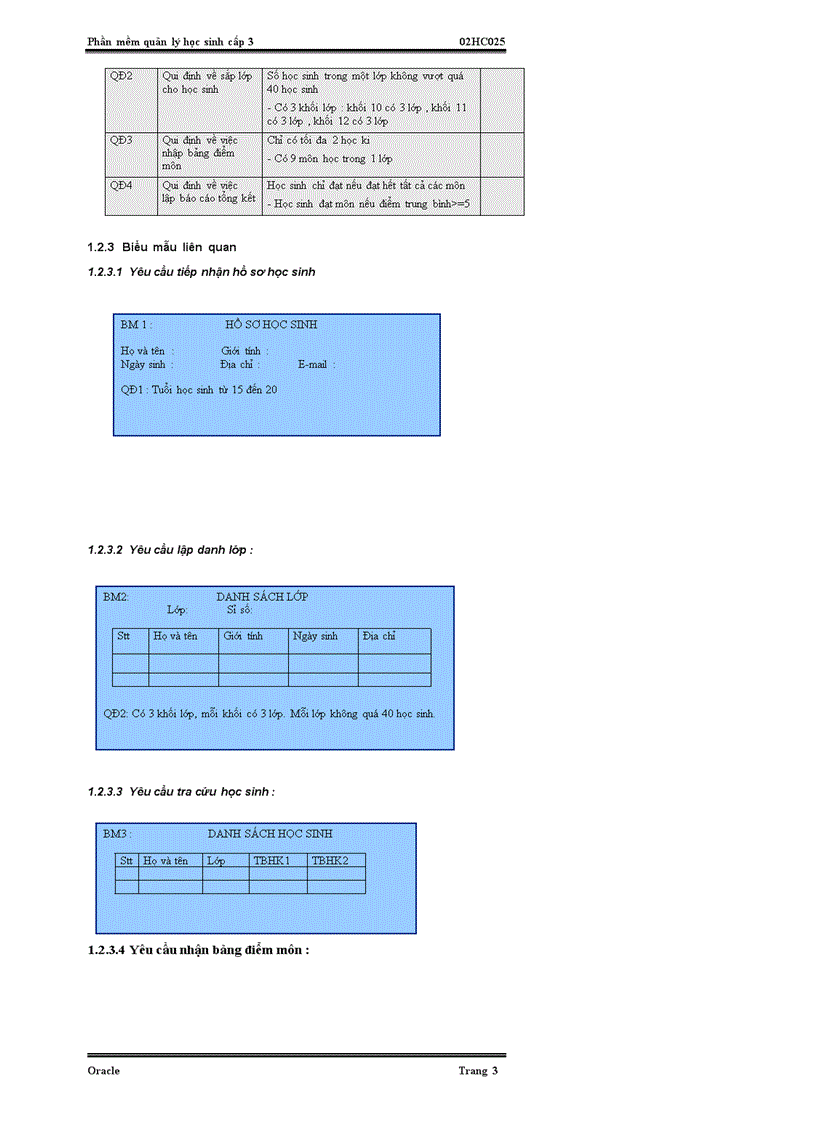 image for page Phần mềm Quản lý Học sinh cấp 3