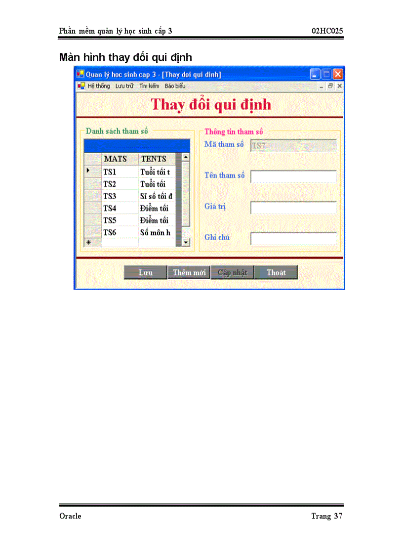 image for page Phần mềm Quản lý Học sinh cấp 3