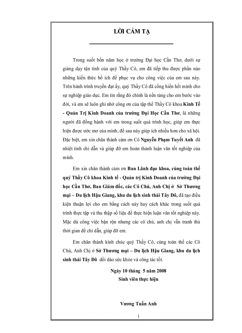 image for page Đánh giá tiềm năng du lịch và xây dựng mô hình du lịch sinh thái văn hóa cộng đồng kết hợp với tham quan học tập và nghiên cứu ở hậu giang