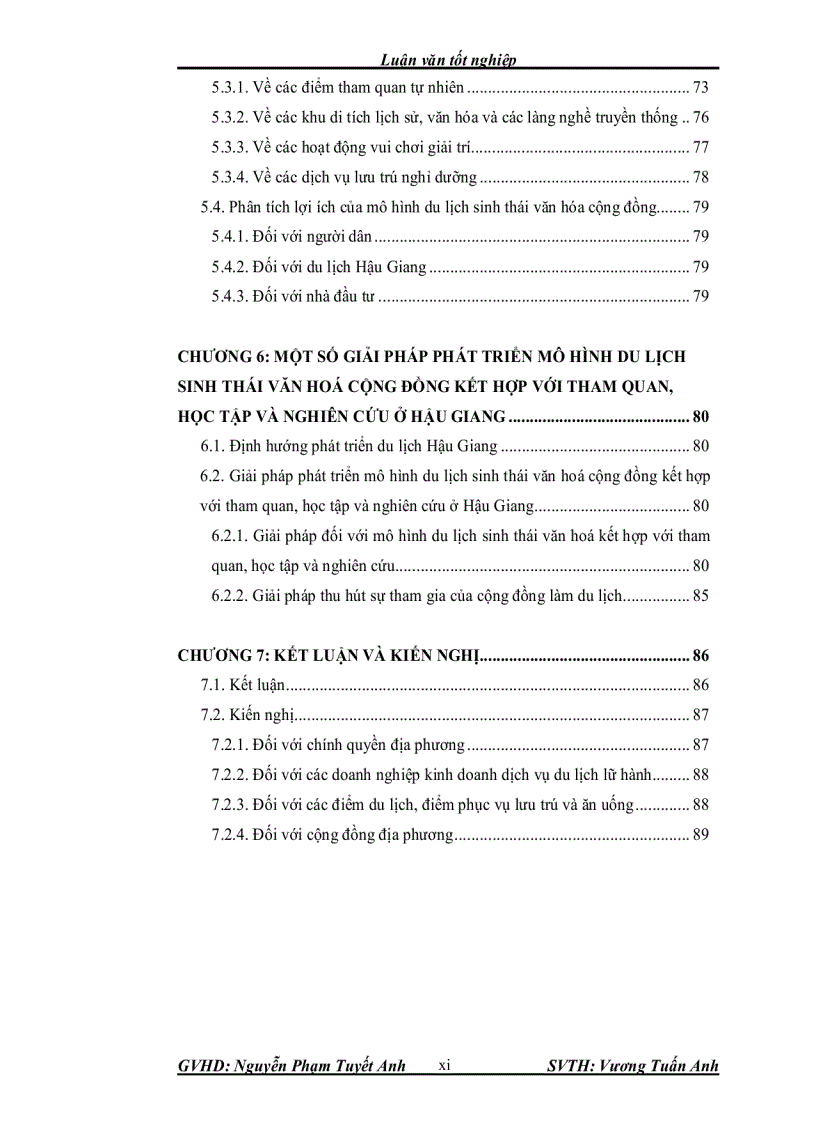 image for page Đánh giá tiềm năng du lịch và xây dựng mô hình du lịch sinh thái văn hóa cộng đồng kết hợp với tham quan học tập và nghiên cứu ở hậu giang