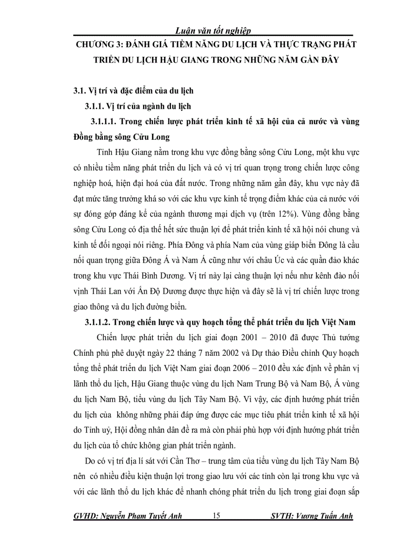 image for page Đánh giá tiềm năng du lịch và xây dựng mô hình du lịch sinh thái văn hóa cộng đồng kết hợp với tham quan học tập và nghiên cứu ở hậu giang