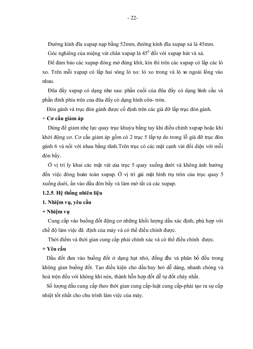 image for page Khảo sát lập phương án và sửa chữa phục hồi cơ cấu truyền lực hệ thống làm mát hệ thống trao đổi khí động cơ DT 75