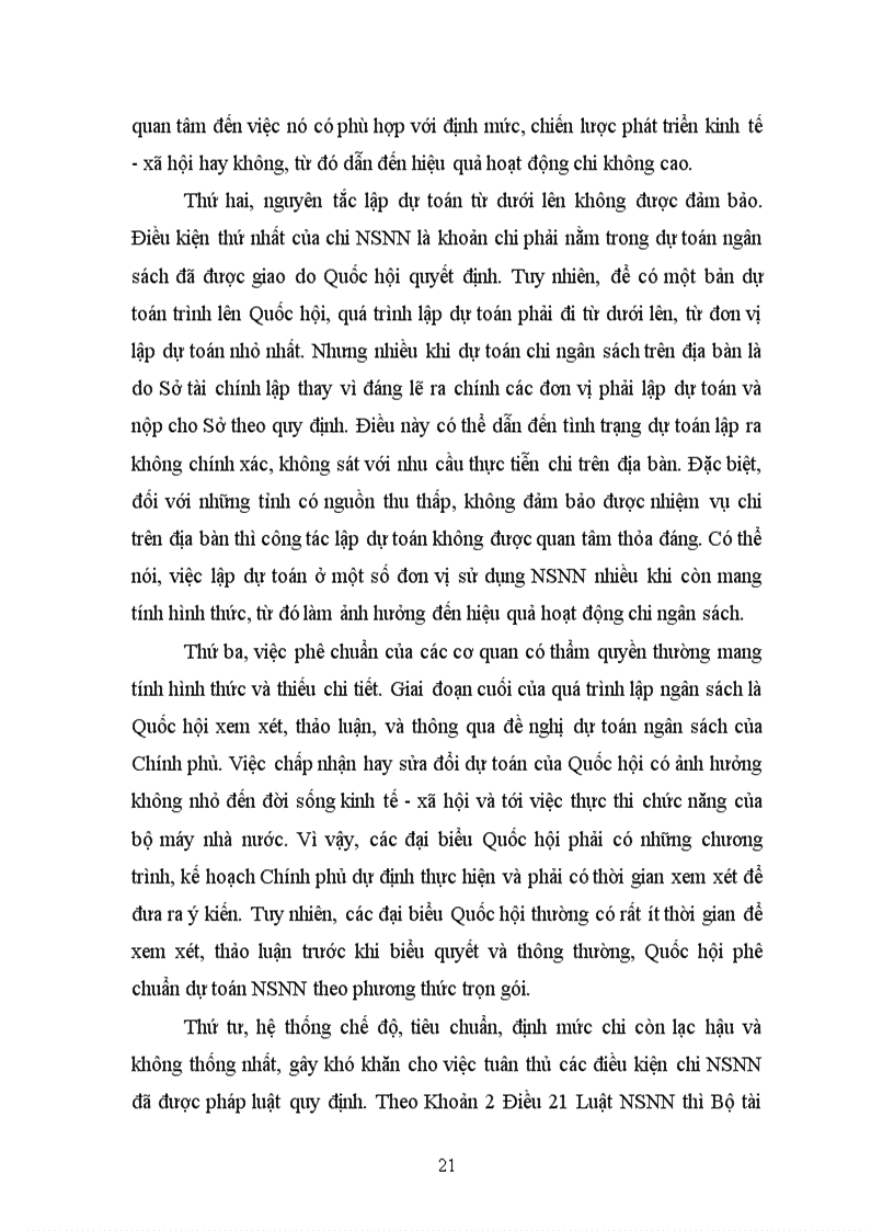 image for page Tiểu luận Các quy định pháp luật về điều kiện chi ngân sách nhà nước