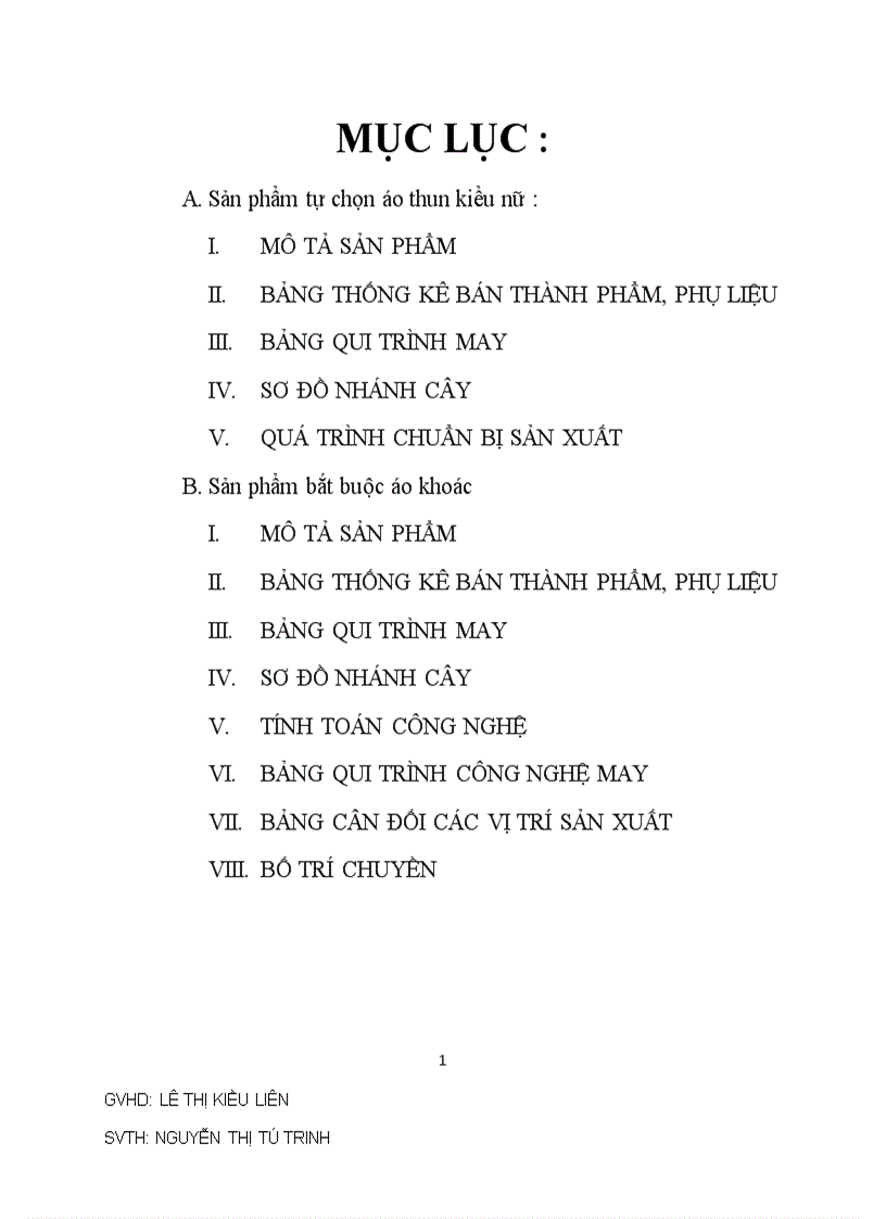 image for page Đồ án cộng nghệ may Áo thun nữ Áo khoác