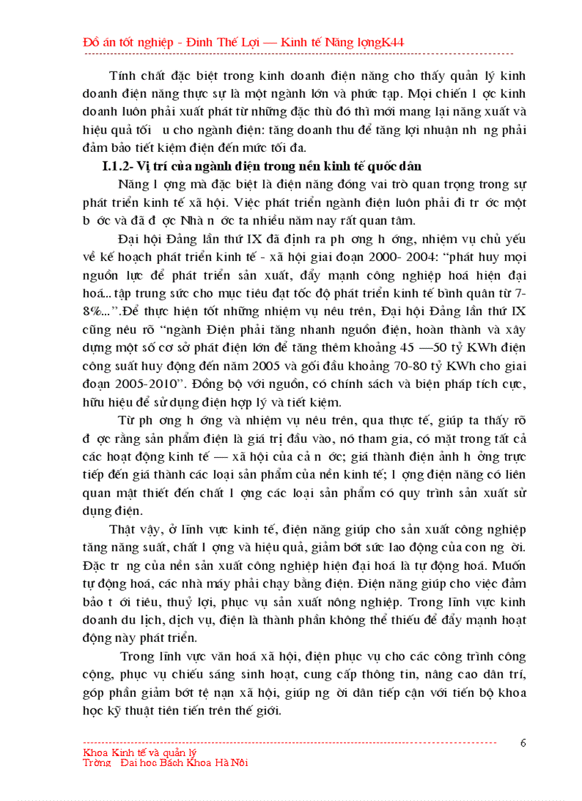 Đồ án tốt nghiệp MỘT SỐ GIẢI PHÁP NHẰM GIẢM TỐT THẤT ĐIỆN NĂNG Ở QUẢNG NINH