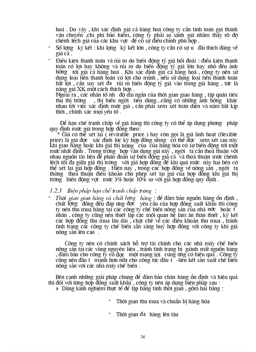 image for page Giải pháp để hạn chế những tranh chấp khi thực hiện hợp đồng xuất khẩu mặt hàng nông sản tại công ty xuất nhập khẩu đầu tư HN