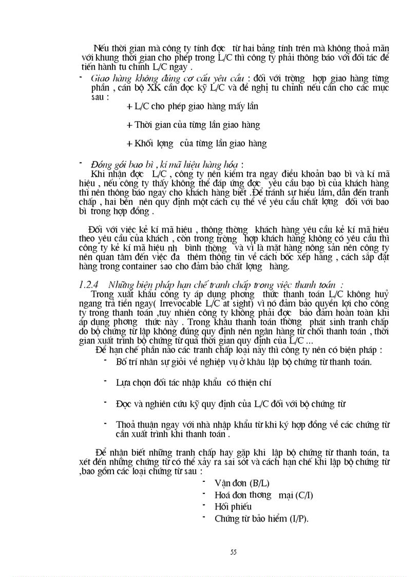 image for page Giải pháp để hạn chế những tranh chấp khi thực hiện hợp đồng xuất khẩu mặt hàng nông sản tại công ty xuất nhập khẩu đầu tư HN