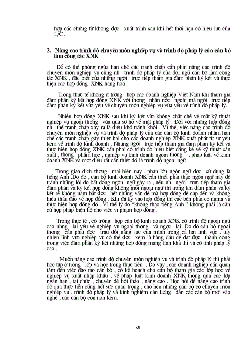 image for page Giải pháp để hạn chế những tranh chấp khi thực hiện hợp đồng xuất khẩu mặt hàng nông sản tại công ty xuất nhập khẩu đầu tư HN