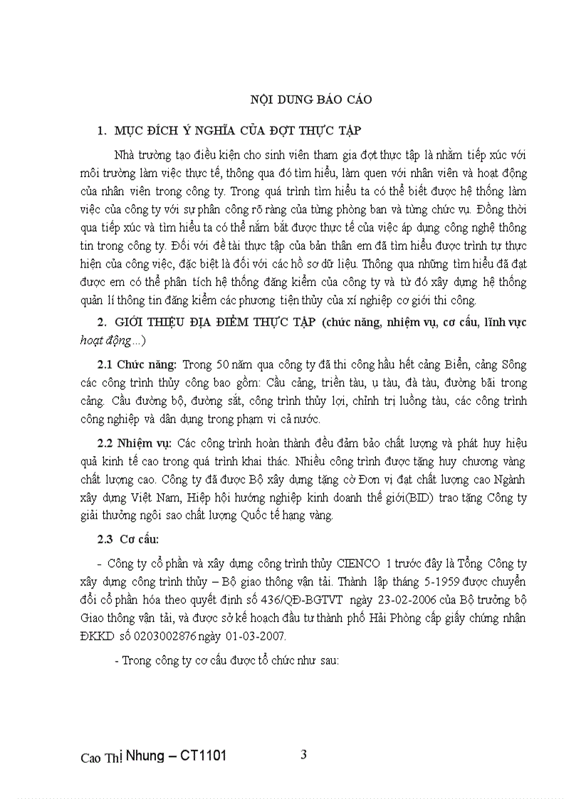 image for page Báo cáo thực tập ngành công nghệ thông tin tốt nghiệp năm 201