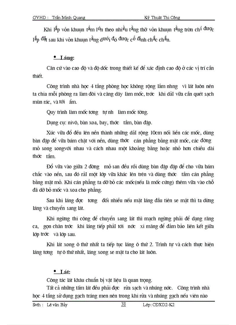 image for page Đồ án môn học kỹ thuật thi công