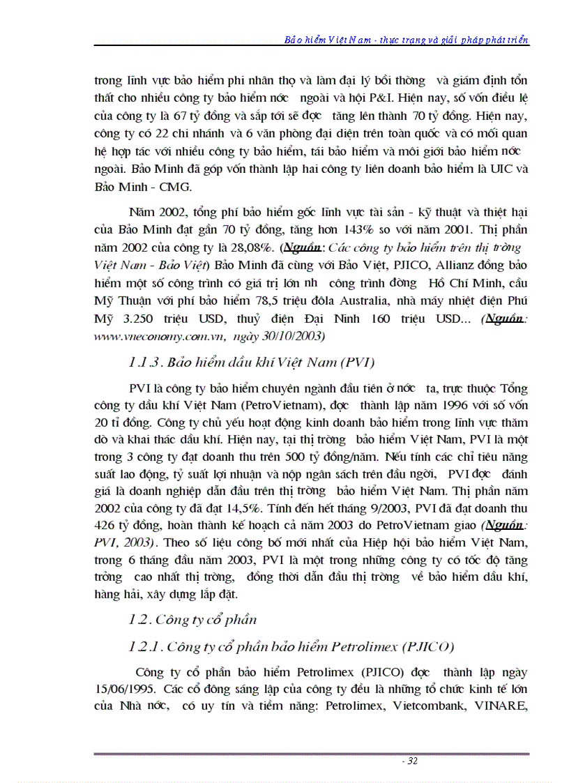 image for page Luận văn Bảo hiểm Việt Nam thực trạng và giải pháp phát triển