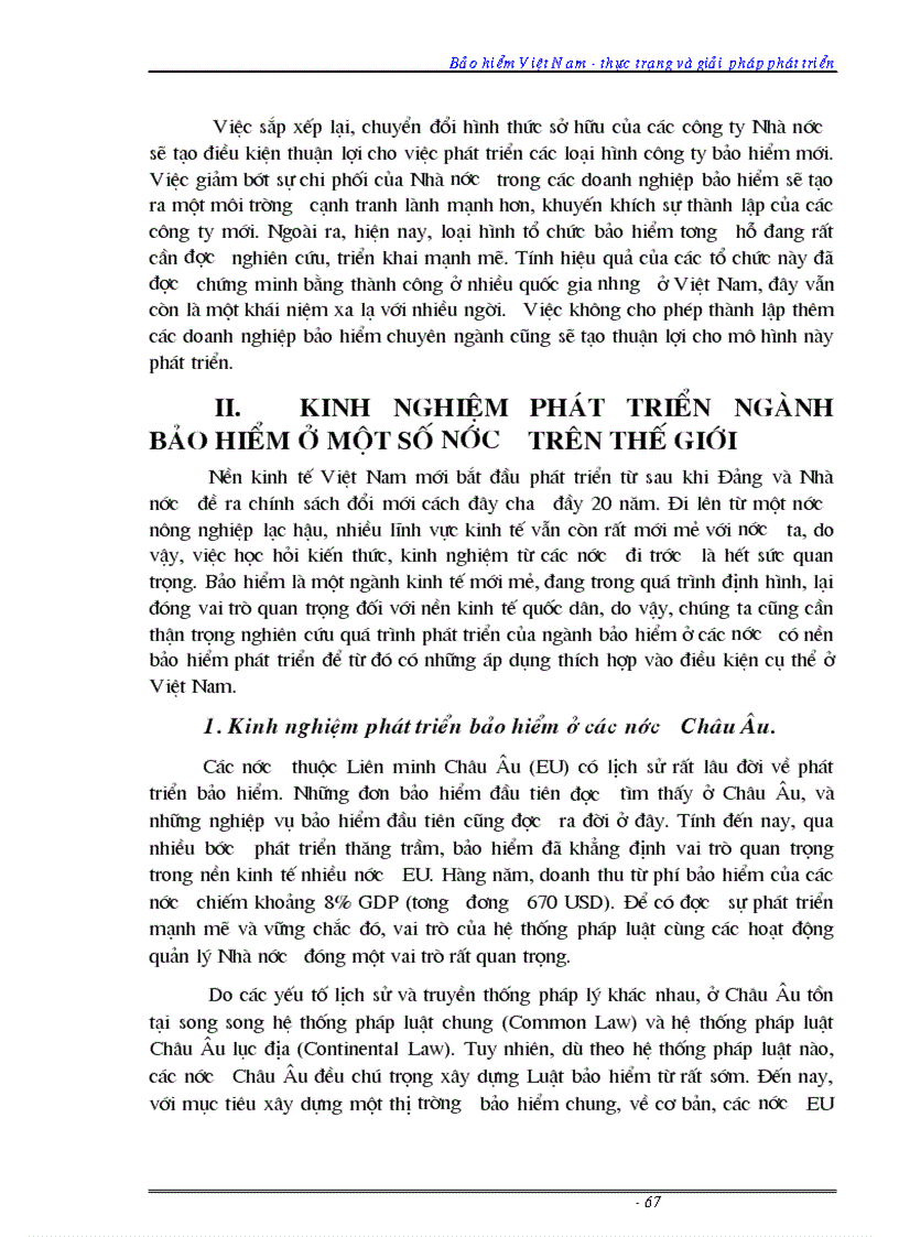 image for page Luận văn Bảo hiểm Việt Nam thực trạng và giải pháp phát triển
