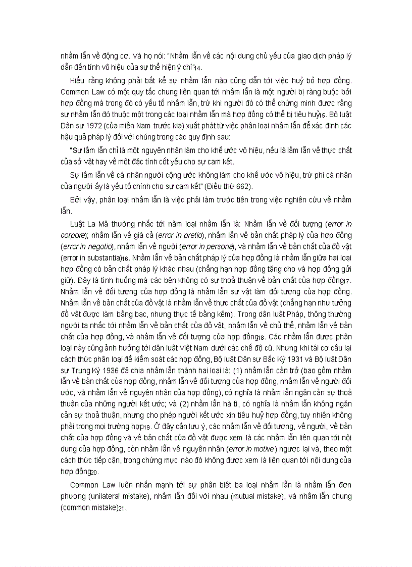 image for page Về yếu tố ưng thuận của hợp đồng