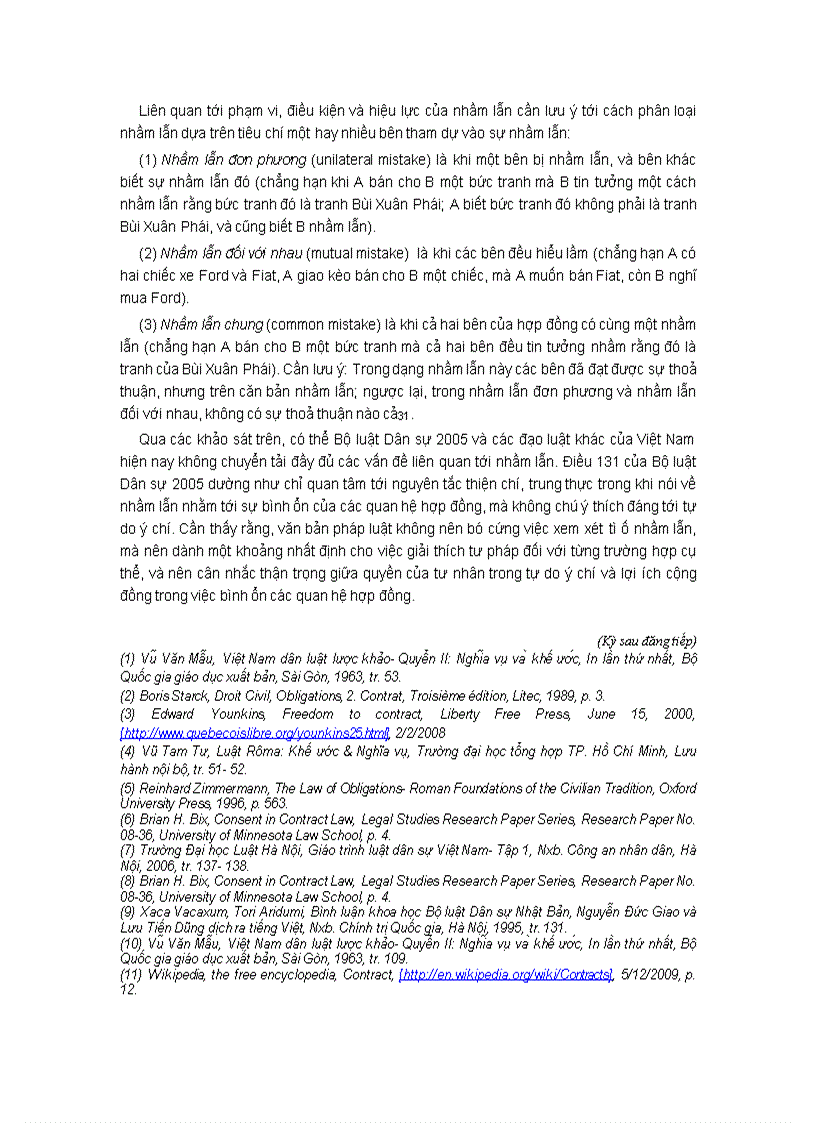 image for page Về yếu tố ưng thuận của hợp đồng