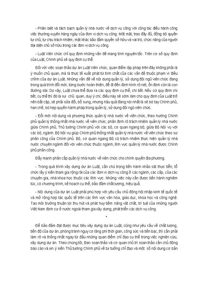 image for page Xác định tư tưởng chỉ đạo trong việc nghiên cứu xây dựng Luật Viên chức
