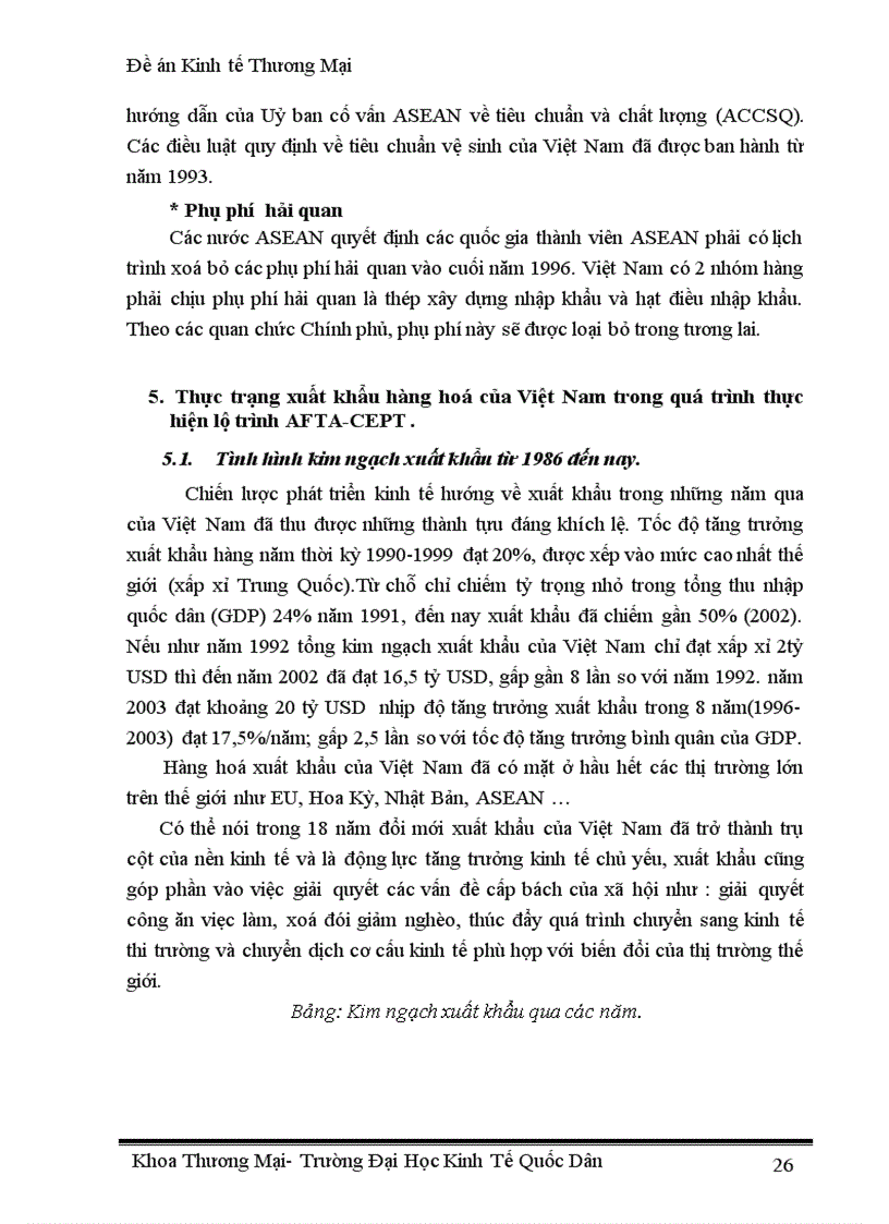 image for page Thúc đẩy xuất khẩu hàng hoá của Việt Nam trong điều kiện thực hiện lộ trình AFTA CEPT