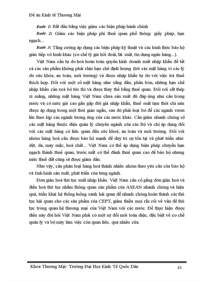 image for page Thúc đẩy xuất khẩu hàng hoá của Việt Nam trong điều kiện thực hiện lộ trình AFTA CEPT