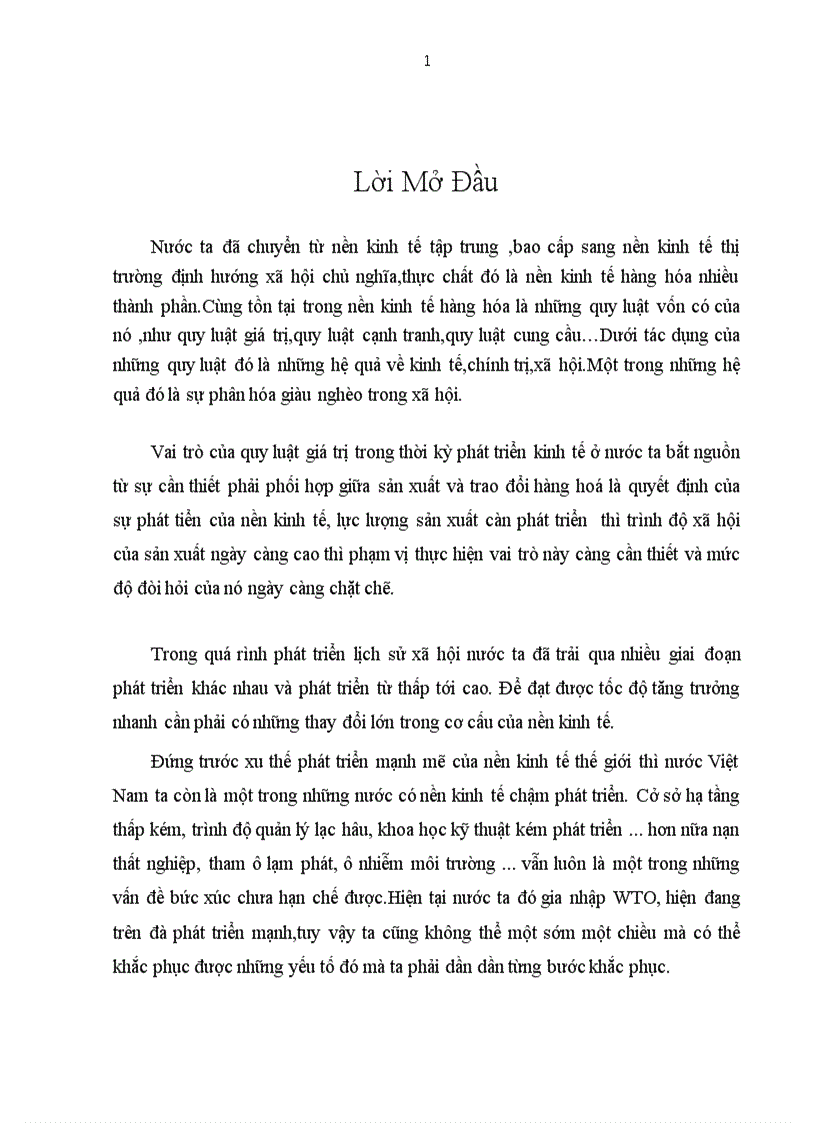 image for page Tác động của quy luật giá trị tới sự phân hoá giàu nghèo trong thực tiễn kinh tế xã hội nước ta
